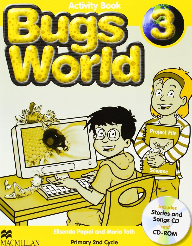 BUGS WORLD 3 ACTIVITY BOOK PACK