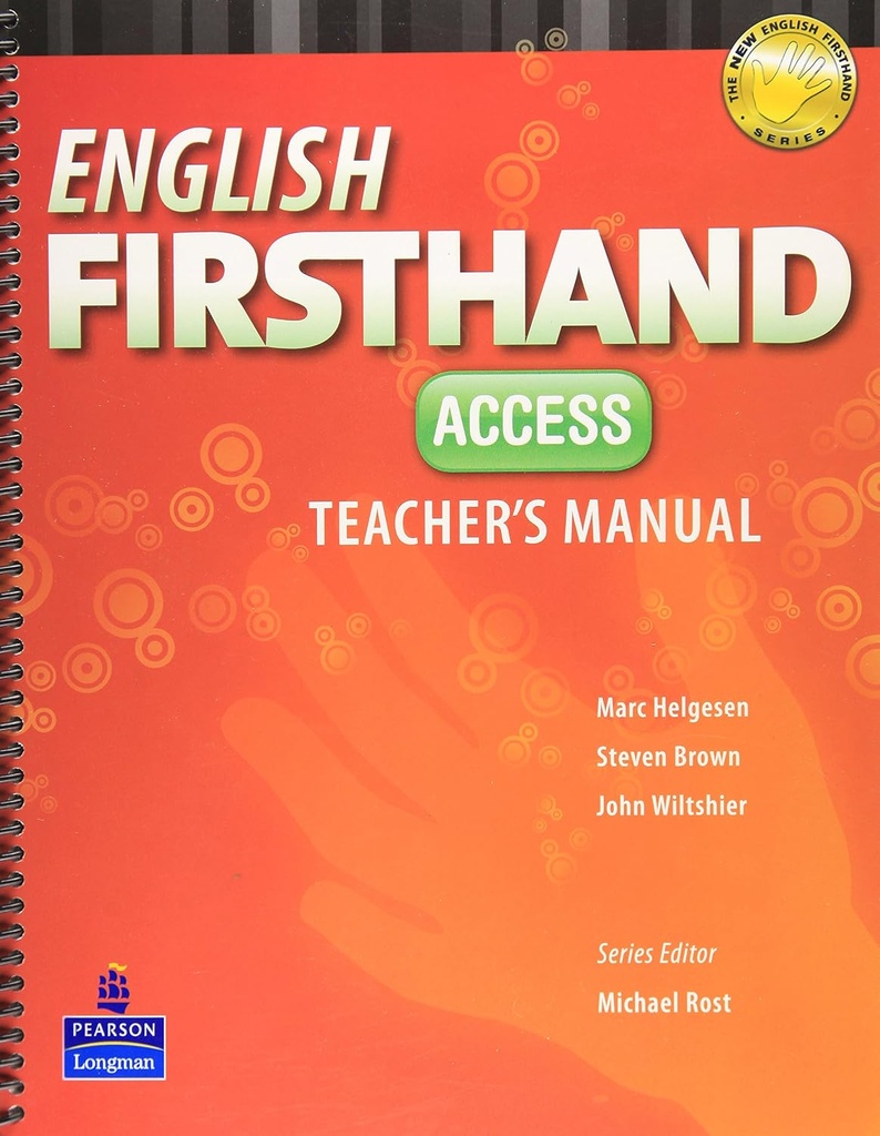 ENGLISH FIRSTHAND ACCESS TEACHER'S MANUAL+CD-ROM (4TH ED)