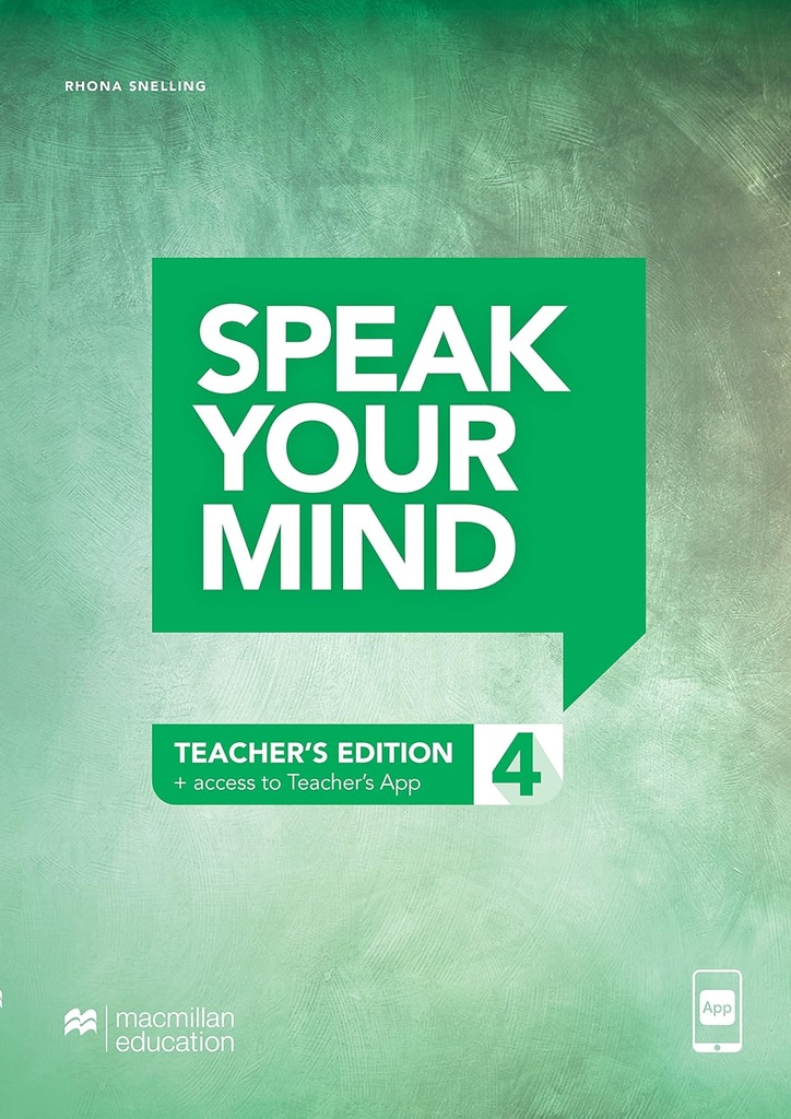 SPEAK YOUR MIND 4 TEACHER'S EDITION+ACCESS TO TEACHER'S APP