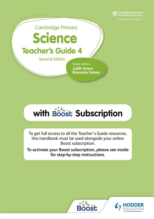 CAMBRIDGE PRIMARY SCIENCE 4 TEACHER'S GUIDE+BOOST SUBSCRIPTION (2ND ED)