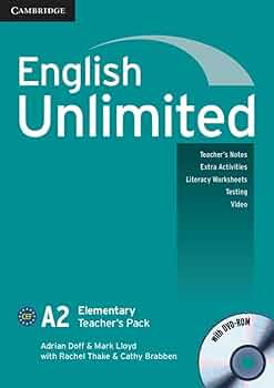 ENGLISH UNLIMITED ELEMENTARY TBK+DVD-ROM