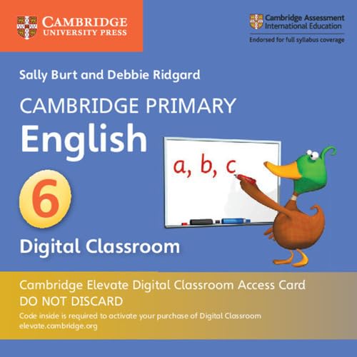 CAMBRIDGE PRIMARY ENGLISH STAGE 6 CAMBRIDGE ELEVATE DIGITAL CLASSROOM ACCESS CARD (1 YEAR)