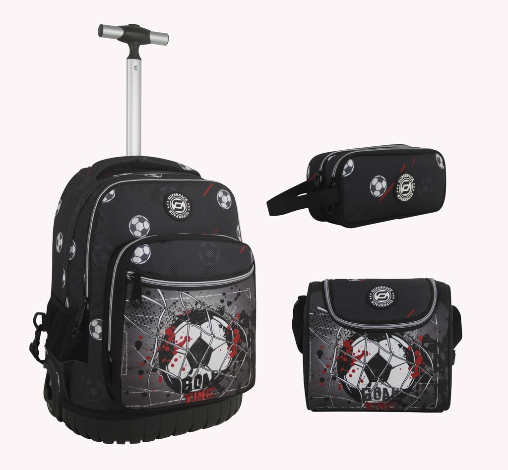 Cartable Roulette 3 Pièces Trolley Gool Time