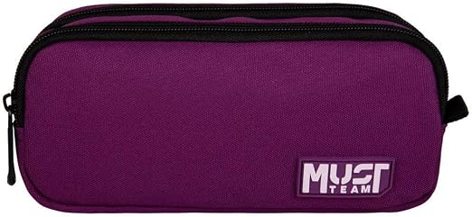Trousse 2 Poches Rectangulaire Must Team Violet