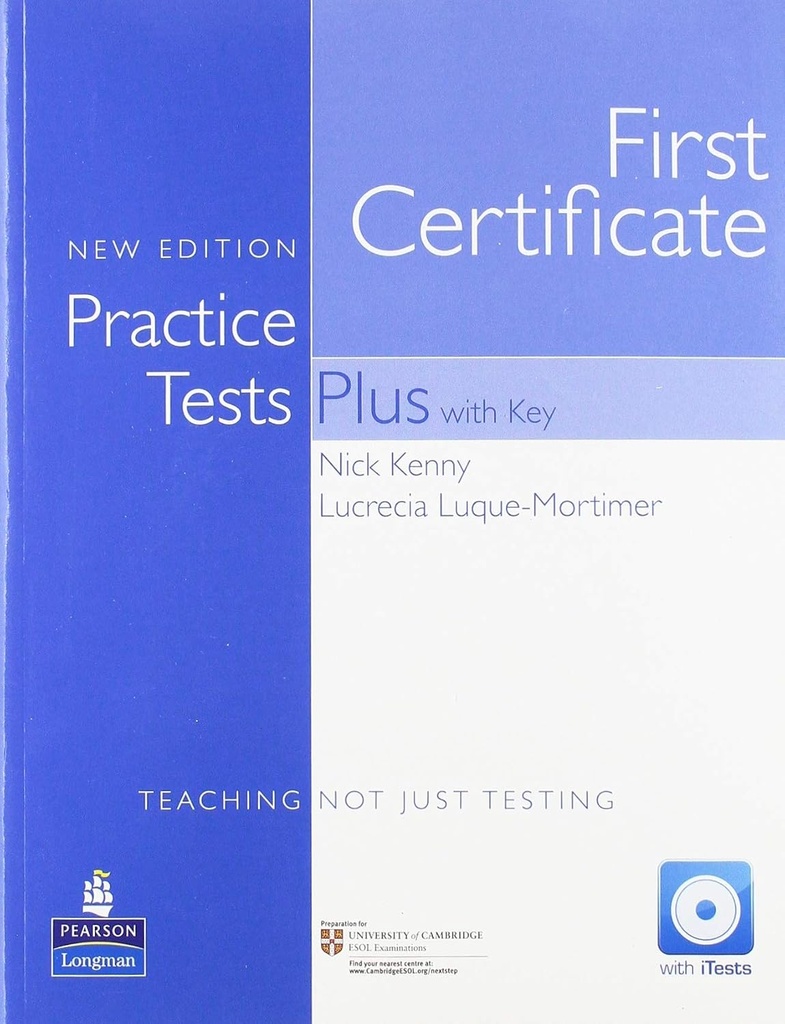 FIRST CERTIFICATE PRACTICE TESTS PLUS+KEY & TEST CD-ROM & CDS (N.E)