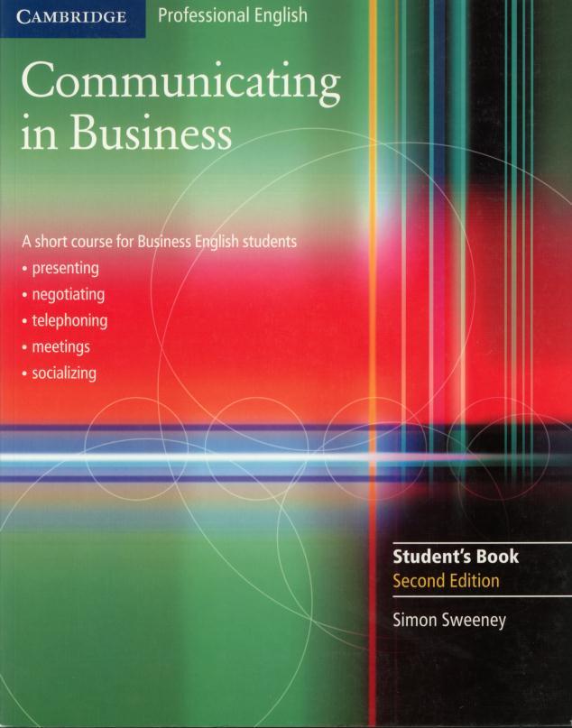 COMMUNICATING IN BUSINESS SBK (2ND ED)