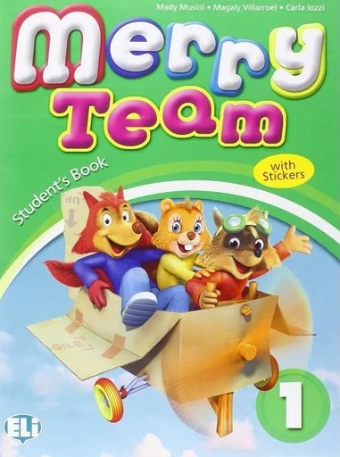 [9788853610942] MERRY TEAM 1 PUPIL'S BOOK + STICKERS