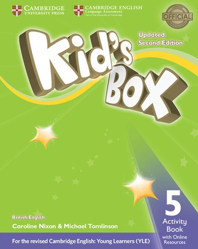 [9781316628782] KID'S BOX 5 ACTIVITY BOOK+ONLINE RESOURCES (UPDATED 2ND ED)