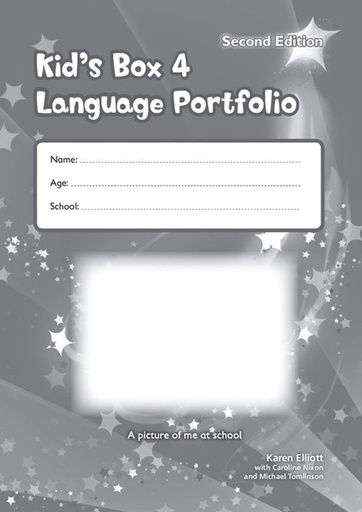 [9781107654617] KID'S BOX 4 LANGUAGE PORTFOLIO (2ND ED & 2ND UPDATED ED)