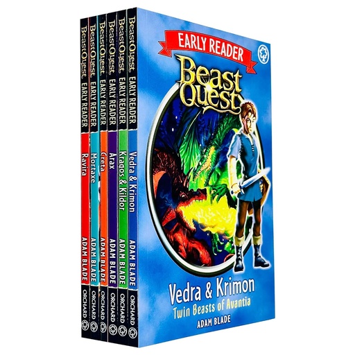 [9781408371602] Early Reader Beast Quest Series Box Set (6 Books)