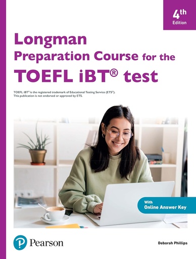 [9780135361085] LONGMAN PREP COURSE FOR THE TOEFL TEST IBT SBK+EBOOK, ONLINE PRACTICE & ONLINE ANSWER KEY (4TH ED)